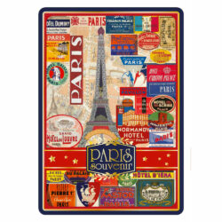 Carte Postale Paris Souvenir - Paris Collage Hôtel CPD O35