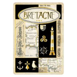 Cartes Postales Bretagne Souvenir - Bretagne Collage CBD 008