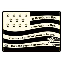 Cartes Postales Bretagne Souvenir - Drapeau Hymne Bretagne CBD 012