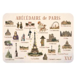 Carte Postale Abécédaire de Paris