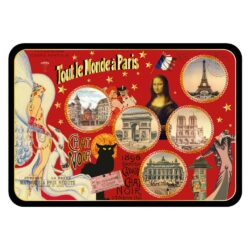 Carte Postale Paris Collage Joconde