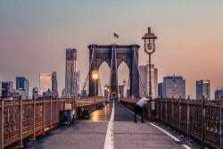 New-York Brooklyn Bridge at sunrise New-York Brooklyn Bridge at sunrise