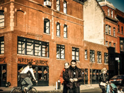 New-York Harlem street shot New-York Harlem street shot