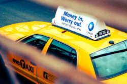 New-York Yellow Cab Money In Worry Out New-York Yellow Cab Money In Worry Out